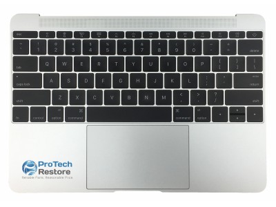 Top Case/Keyboard - Silver - Grade A+ - 2015 A1534 12 in. MacBook