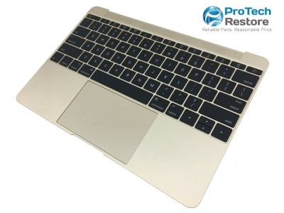 Top Case/Keyboard - Gold - Grade B+ - 2016 2017 A1534 12 in. MacBook