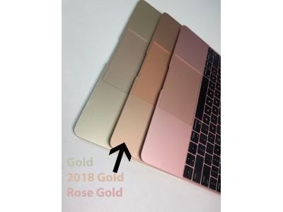 Top Case/Keyboard - Gold (Alternate) - Grade A+ - 2017 A1534 12 MacBook