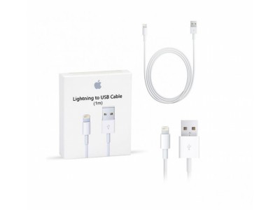 Lightning to USB Cable - New Original - 1 M - In Box (A1480)