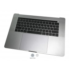 Top Case/Keyboard/Battery - Silver/Gray - 2016 / 2017 A1707 15 MacBook Pro