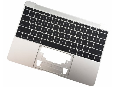 Top Case/Keyboard - Silver - New - 2016 / 2017 A1534 12 in. MacBook