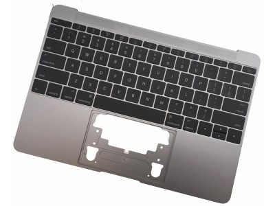 Top Case/Keyboard - Space Gray - New - 2016 / 2017 A1534 12 in. MacBook